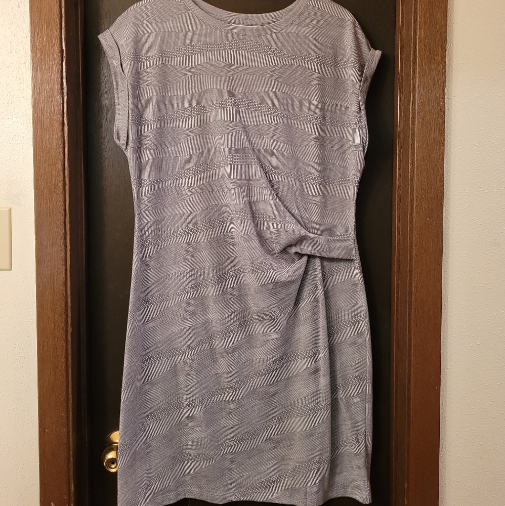 Time and Tru Grey Women Dress Large